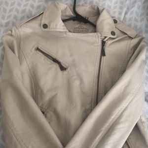 Faux leather jacket